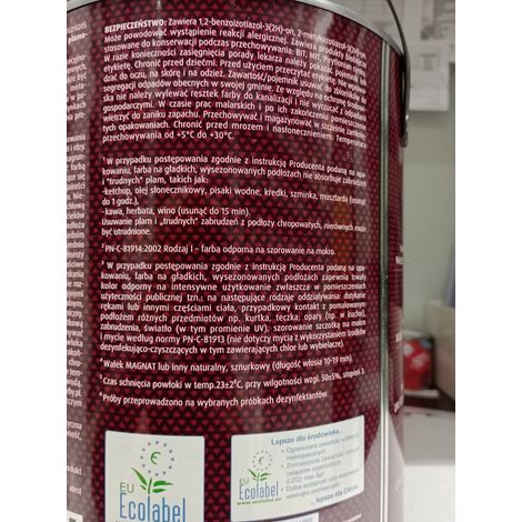 Peinture céramique anti-taches Magnat Ceramic C45 5L, blanche
