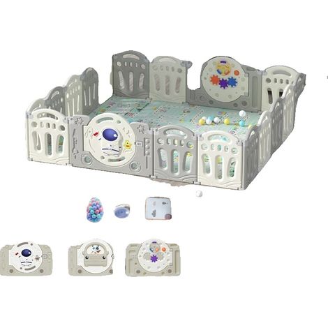 Parc pour bébé, Design ajustable, Espace de jeu sécurisé, YHY-1602 (1/2)