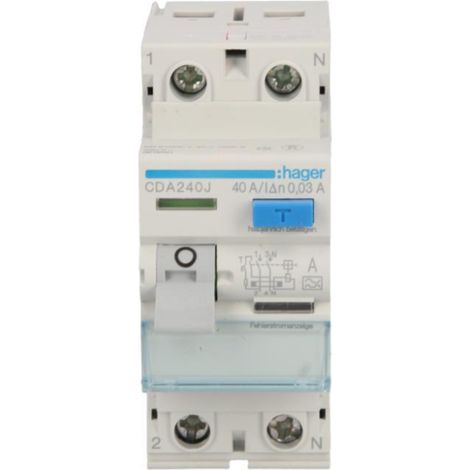 Interruttore differenziale tipo A 2P 40A 0.03A CDA240J