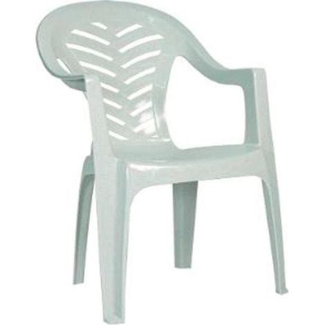 RESOL sillon palma reciclado niebla , Sillón respaldo alto palma reciclado niebla.
-Marca: Resol.
-Sillón para uso exterior.
-Inyectado en polipropileno reciclado.
-Apilable.
-Peso (1/2)