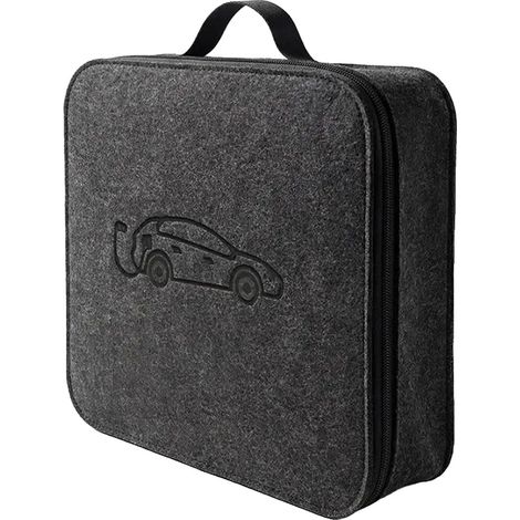 Bolsa de almacenamiento para cargador de coche eléctrico, material duradero, diseño compacto, A (1/2)