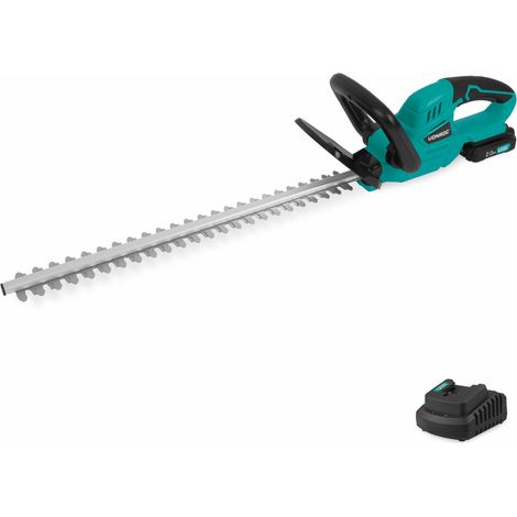 VONROC Akku-Heckenschere 20V – Schnittlänge 520mm – Schnittbreite 14mm – Inkl. 2.0Ah Akku und Ladegerät