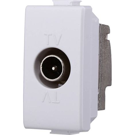 CONNETTORE TV PASSANTE serie 'SOLAR' - maschio