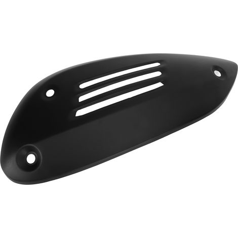 Protège-échappement moto en acier inoxydable, écran thermique remplacement pour VESPA GTS 125 250 300 GTV 2013-2021 Noir (1/5)
