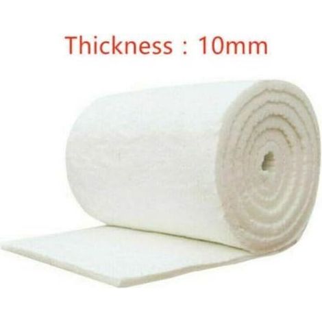Tapis isolant ignifuge en fibre de céramique et silicate (10 mm d'épaisseur) (1/5)