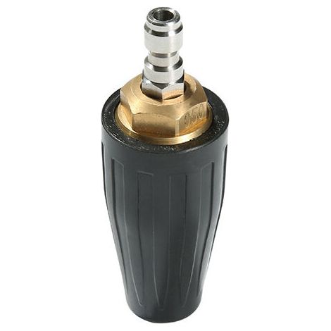 1PCS Rotating Turbo Nozzle 3000PSI High Pressure 1/4" Quick Connect Spiral Spray Nozzle Swirl Nozzle 030 (1/5)