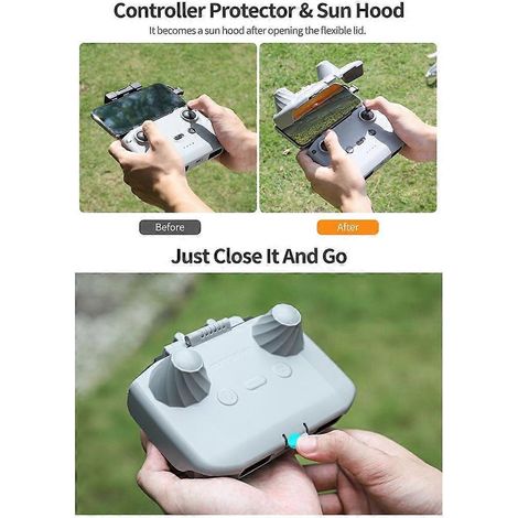 Pare-soleil avec télécommande pour Mini 4 Pro/Air 3, protection pratique et couvercle solaire
