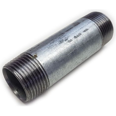 Raccordo mm 1x1000mm tronchetto scorrevole barilotto in acciaio zincato