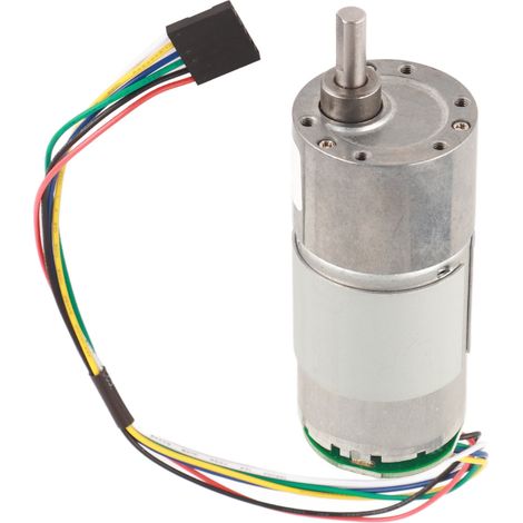 Moteur à engrenage de torsion large avec encodeur 12/24V, moteur à réduction de vitesse (12V 30 tr/min) (1/5)