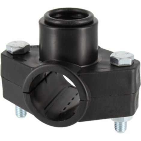 RACCORDO POLIPROP PRESA A STAFFA D 32MMX3/4 FEM