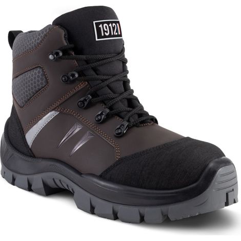CHAUSSURES DE SECURITE NOIR HOT CUMIN GASTON MILLE BTP CONSTRUCTION S3L AN HI CI FO LG SR - PHMA3 41 (1/2)