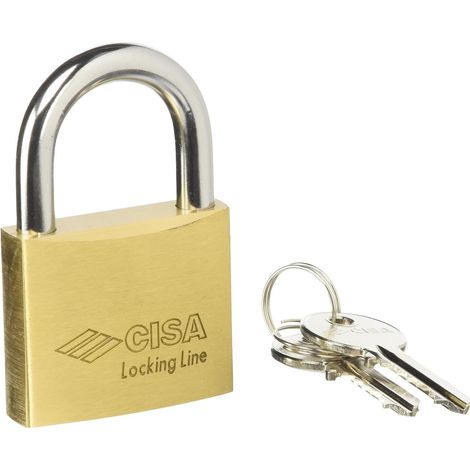 CISA - LUCCHETTO IN OTTONE AD ARCO LOGO50MM