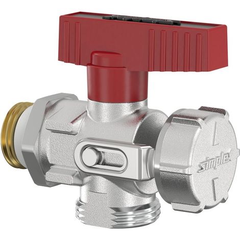 Flamco Grifo de esfera KFE angular G1/2a PN16 MS vern., F10670
