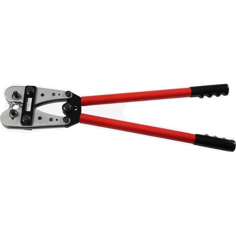 Pince à dénuder Pince à sertir les bornes 10-120mm², outil de sertissage de tube en cuivre robuste (1/3)