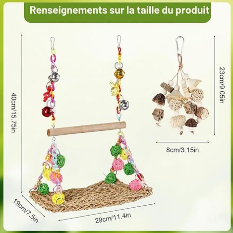 Bird Toys, Parakeet Toy, Bird Toys for Parrot, Cockatiel, Parakeet (1/4)