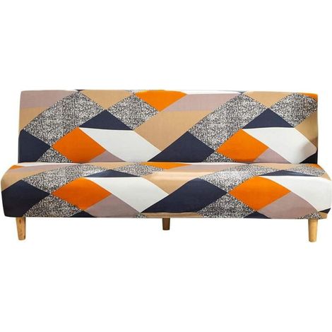 Stretch-Sofabezug ohne Armlehnen – Polyester und Elasthan – Elastische Passform – Maschinenwaschbar – Passend für Sofas mit einer Breite von 180–220 cm (1/5)