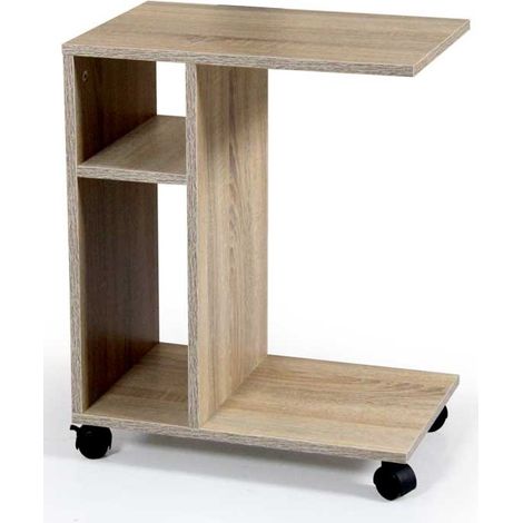 Servetto divano letto portariviste portavivande rovere cm 45 x 30 x 56 h (1/2)