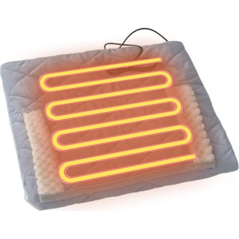 Couverture Chauffante Électrique 69 cm x 99 cm Doux Chauffant,Couverture de Genou pour Chaise de Bureau Hiver - pour Maison Canapé Lit Voyage Dormir Intérieur Hiver Lieu De Travail (1/5)