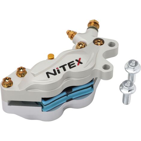Étrier Brembo à pistons opposés, trou de montage de 40 mm, compatible avec les kits de mise à niveau des performances des pompes de frein à disque avant et arrière pour motos et véhicules électriques. (1/3)