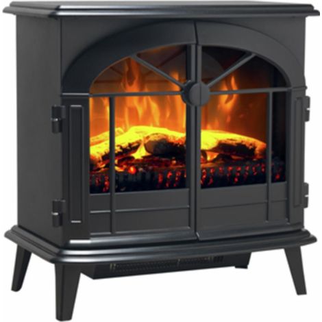 Dimplex Leckford Freestanding Electric Stove Matt Black Lec20