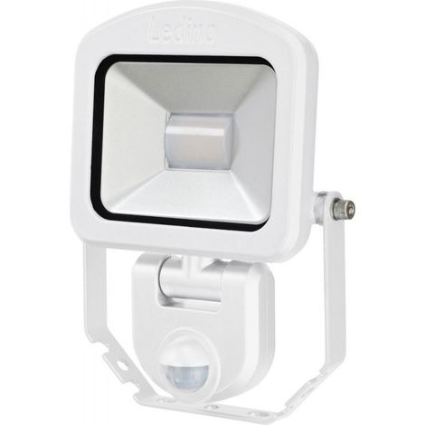 Proyector LED con 10W3000K Detector Blanco (por 16)