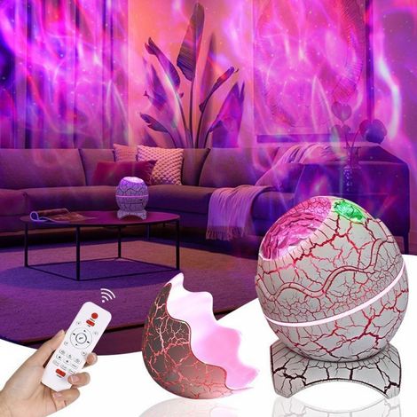 Projecteur LED d'œufs de dinosaures avec veilleuse et musique. (1/4)