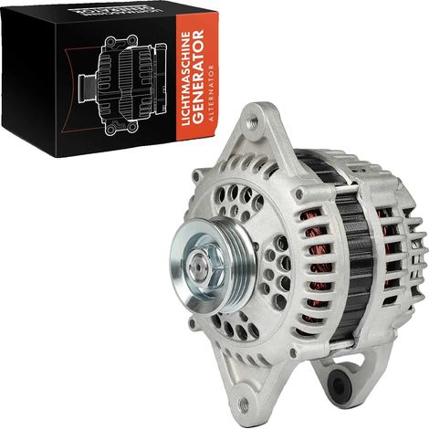 Alternatore-generatore, 12V, 80A, diametro puleggia 55mm, montaggio diretto, compatibile con HITACHI e MAZDA (1/5)