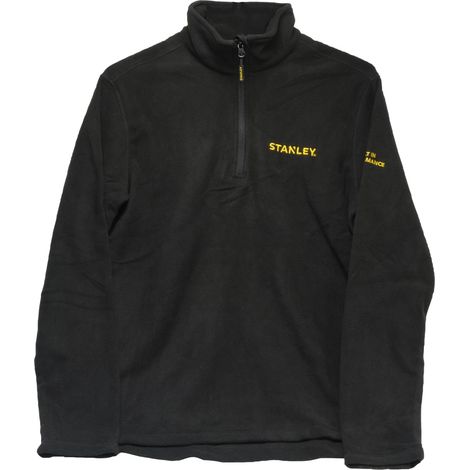 Gadsden Men's Black 1/4 Zip Micro Fleece Jacket - XXL