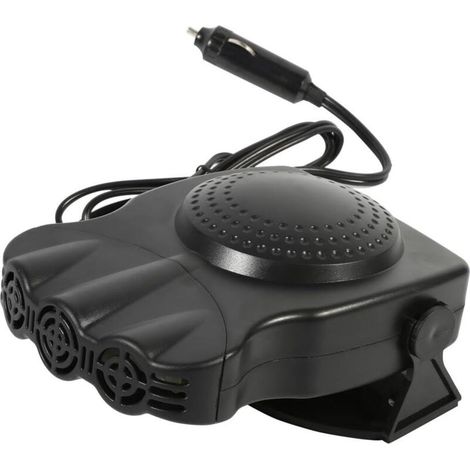 ZVD Chauffage de voiture, ventilateur de chauffage de voiture 12 V 150 W, ventilateur de chauffage de voiture, dégivrage de pare-brise de voiture, ne le croyez pas, chauffage en céramique noire (1/4)
