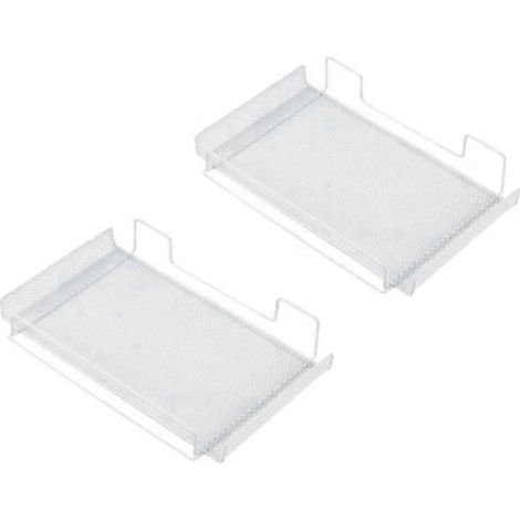 Support mural pour routeur, sans perçage, pour ranger décodeur TV ou routeur, style japonais, blanc. (1/5)