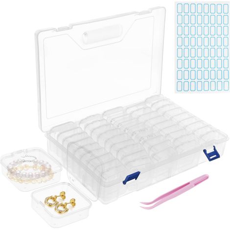 45 Pièces Boîte De Rangement Pour Perles, 5.5 x 5.5 x 2cm (1/5)