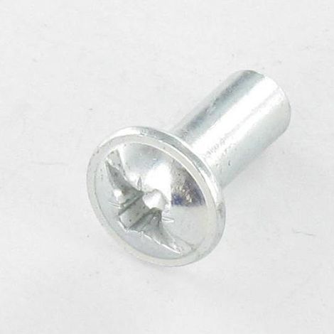 Ecrou Relieur POZI et fendu M4X8 5X12 Acier zingué-1 pièce (1/2)
