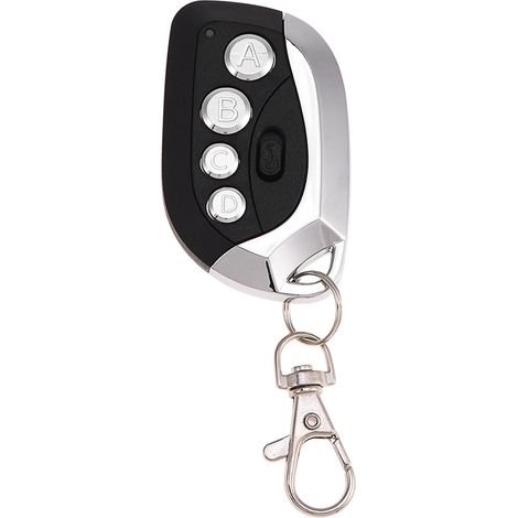 Télécommande universelle de duplication 433.92MHz pour porte de garage portail clonage électrique - Boîtier noir clé de copie
