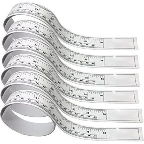 Ahlsen échelle D'autocollant, Ruban à Mesurer, Règles Auto Adhésives Machine à Coudre Règle Outil(90cm / 36in) (1/5)