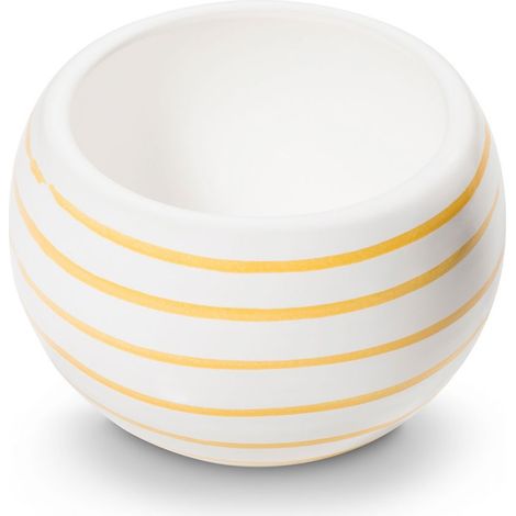 Gmundner Keramik amarillo flameado, parte inferior taza azucarero
