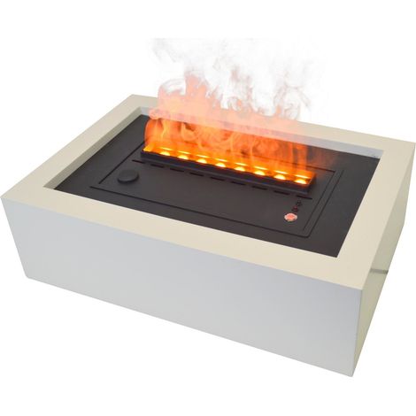 Caminetto decorativo da tavolo con fiamma simulata PURLINE FIRECOOL TABLE W