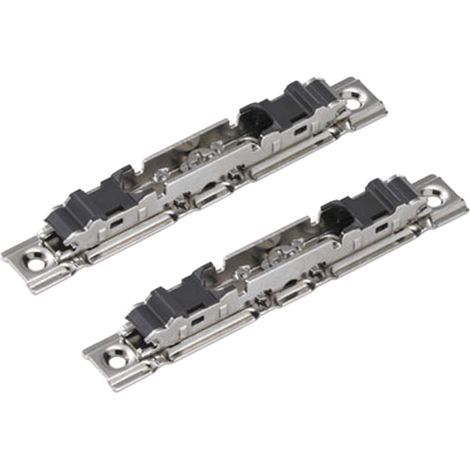 Blum Aventos HS/HL/HK-top - Frontbefestigung symmetrisch links/rechts, Stahl vernickelt - 2 Stück (1/3)