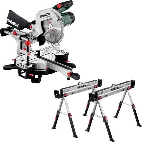 Metabo Kapp und Gehrungssäge KGS 254 M inkl Falt Arbeitsbock Sägebock SET MAB 82