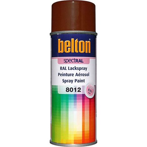 Peinture - BELTON - RAL 8012 - Brun-Rouge - 400 ml - Mat
