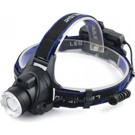 Rechargeable Powerful Led Headlamp Head Torch Adjustable Headlight Lamp With Usb Cable For Fishing Cycling Hiking Running Camping (1/2)