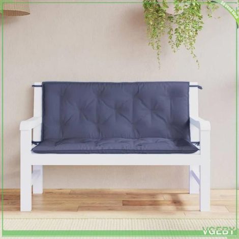 Coussin de banc - FAFEISY - 379064 - Bleu marine - 120x50x7 cm - Tissu Oxford déperlant (1/5)