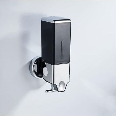 Distributeur de Savon Mural 500ml Pour Cuisine et Salle de Bain Idéal pour Savon Liquide et Détergent (1/4)