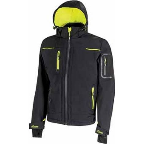 Giacca softshell da lavoro U-Power Space - XXXL - Nero (1/10)