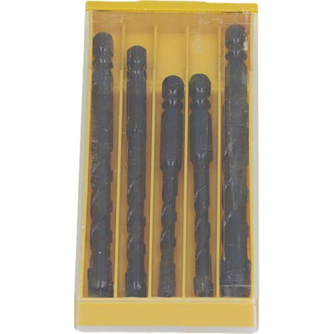 Tête de Perçage en Forme de Lance Hexagonale pour Carrelage, Béton et Verre - Lot de 5 Pièces (1/5)