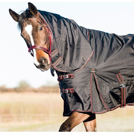 CATAGO Endurance 1680D Outdoordecke für Pferde, 150g - schwarz - 125 cm (1/3)
