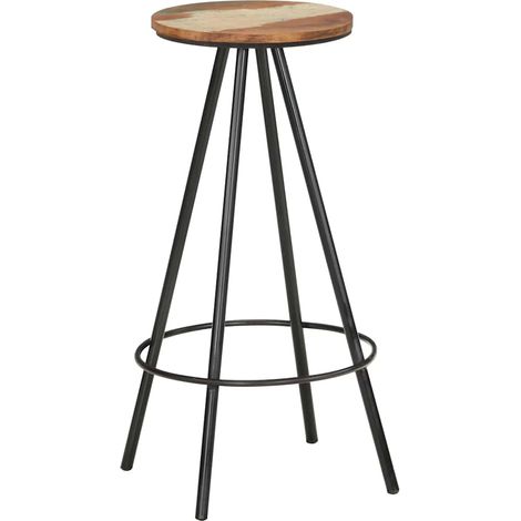 Maison Exclusive - Barhocker 4 Stk. Massives Altholz