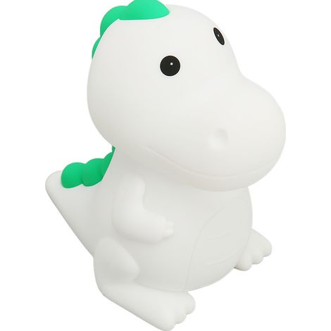 Veilleuse dinosaure en silicone rechargeable à couleurs changeantes avec capteur tactile pour la chambre de bébé (1/5)