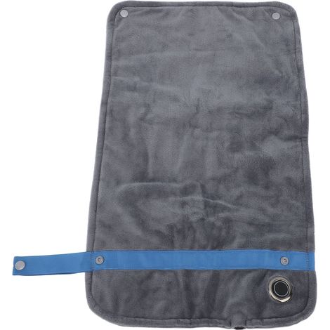 Couverture chauffante USB avec réglage de température, plaid électrique multifonction chaud et douillet pour genoux, maison bureau, gris anthracite (1/5)