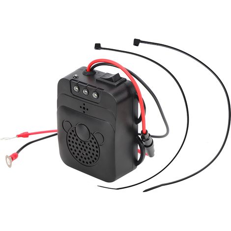 Lampe Stroboscopique LED Anti-Rongeurs, Répulsif Ultrason 12V pour Voiture et Jardin