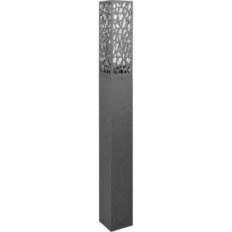 Borne d'extérieur lampe de jardin 100 cm anthracite – Inox pour extérieur – Indice de protection IP65 – 407360142 – Trio